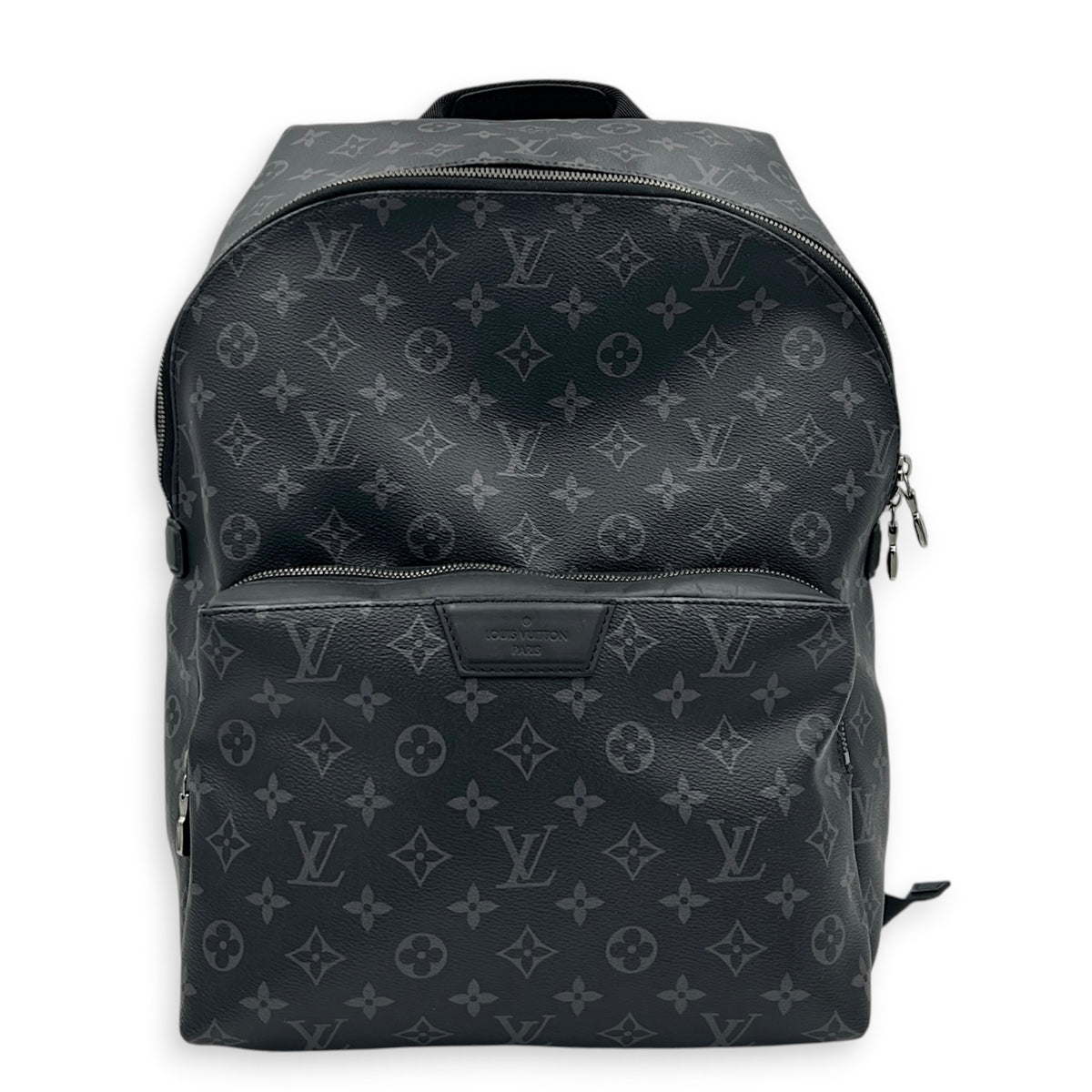 Discovery Backpack Monogram Eclipse in Monogram Coated Canvas, Silver hardware