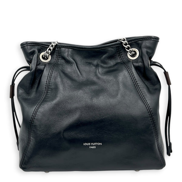 Off Duty Vibe Backpack Black in Calfskin, Silver hardware