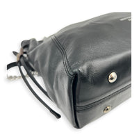 Off Duty Vibe Backpack Black in Calfskin, Silver hardware