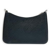 Marelle Shoulder Bag Black in Epi Leather, Silver hardware