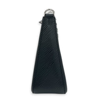Marelle Shoulder Bag Black in Epi Leather, Silver hardware