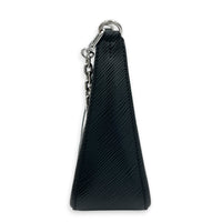 Marelle Shoulder Bag Black in Epi Leather, Silver hardware