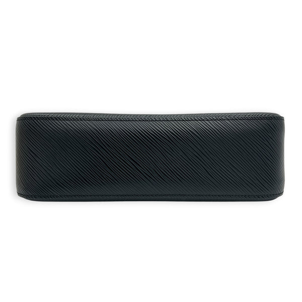 Marelle Shoulder Bag Black in Epi Leather, Silver hardware