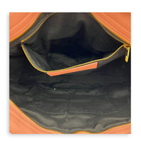 City Shoulder Bag Pink in Calfskin, Gold hardware