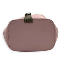 Serpenti Forever Bucket Bag Pink in Calfskin, Gold hardware