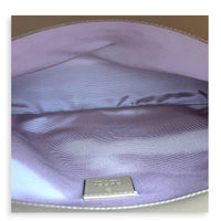 Interlocking G Beige Top Handle Bag in Calfskin, Gold hardware