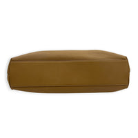 Interlocking G Beige Top Handle Bag in Calfskin, Gold hardware