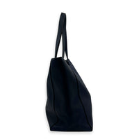 Anagram Blue Tote Bag in Calfskin, Silver hardware