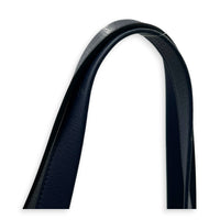 Anagram Blue Tote Bag in Calfskin, Silver hardware