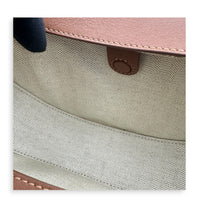 Luna Shoulder Bag Small Tan in Jacquard, Gold hardware