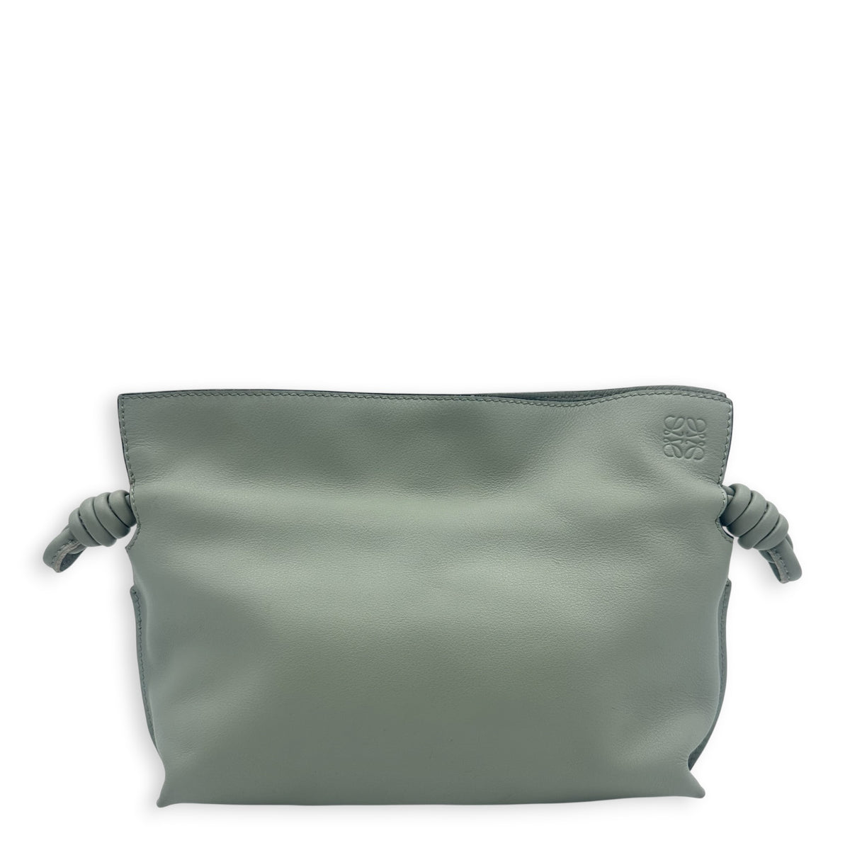 Flamenco Green Crossbody Bag in Nappa Leather