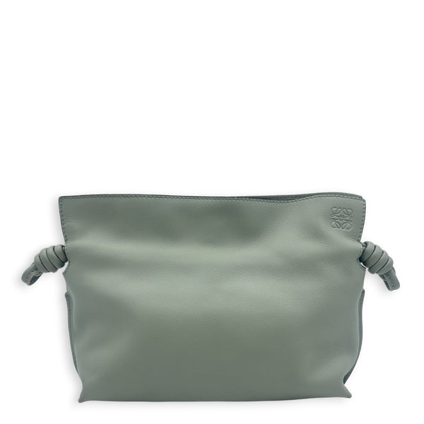 Flamenco Green Crossbody Bag in Nappa Leather