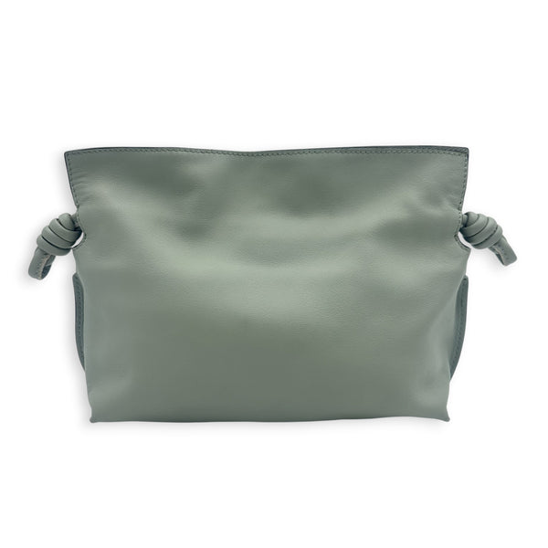 Flamenco Green Crossbody Bag in Nappa Leather