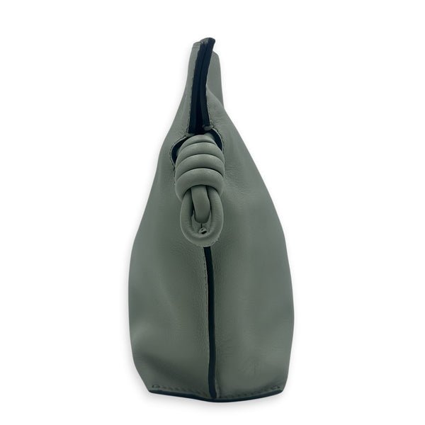 Flamenco Green Crossbody Bag in Nappa Leather
