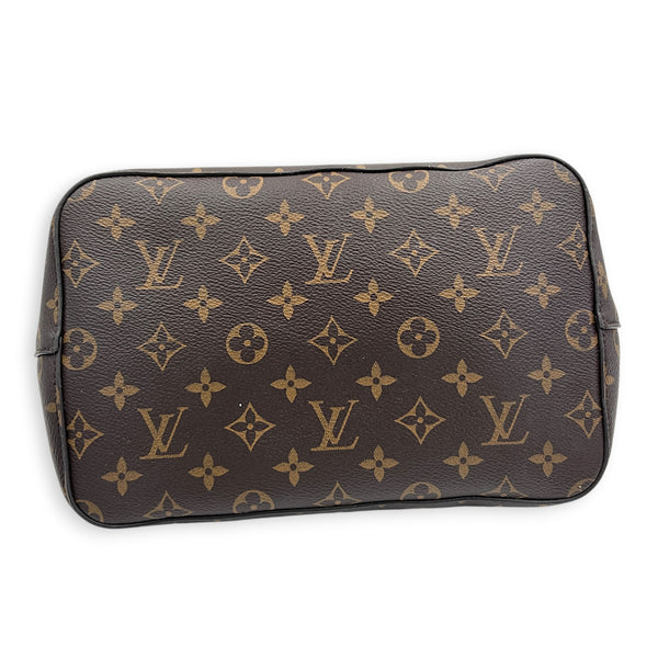 NeoNoe Bucket Bag MM Monogram in Monogram Coated Canvas, Gold hardware