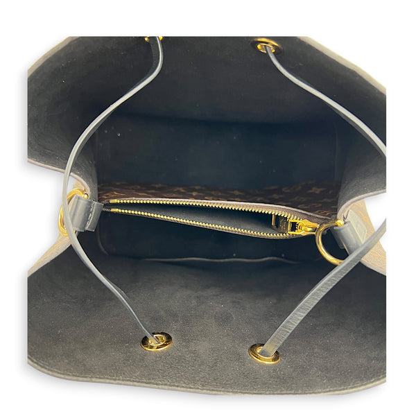 NeoNoe Bucket Bag MM Monogram in Monogram Coated Canvas, Gold hardware