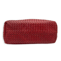 Garda Red Shoulder Bag in Nappa Leather, Gold hardware