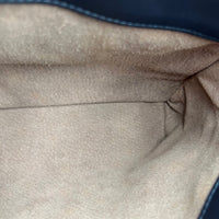 Intrecciato Black Shoulder Bag in Nappa Leather, Silver hardware