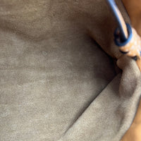Flamenco Tan Shoulder Bag in Nappa Leather, Gold hardware