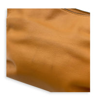 Flamenco Tan Shoulder Bag in Nappa Leather, Gold hardware