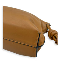 Flamenco Tan Shoulder Bag in Nappa Leather, Gold hardware