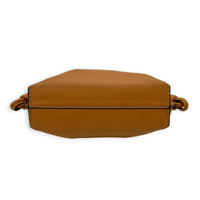 Flamenco Tan Shoulder Bag in Nappa Leather, Gold hardware