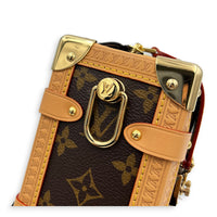 Side Trunk MM Monogram Crossbody Bag in Monogram Coated Canvas, Gold hardware