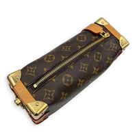 Side Trunk MM Monogram Crossbody Bag in Monogram Coated Canvas, Gold hardware