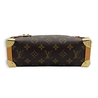 Side Trunk MM Monogram Crossbody Bag in Monogram Coated Canvas, Gold hardware