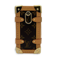 Side Trunk MM Monogram Crossbody Bag in Monogram Coated Canvas, Gold hardware