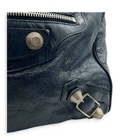 Vero Giant Stud Black Top Handle Bag in Calfskin,  hardware