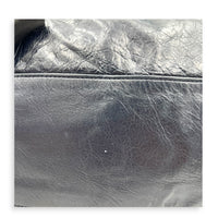 Vero Giant Stud Black Top Handle Bag in Calfskin,  hardware