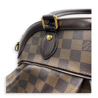 Trevi Brown Top Handle Bag in, Gold hardware