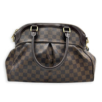 Trevi Brown Top Handle Bag in, Gold hardware