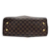 Trevi Brown Top Handle Bag in, Gold hardware