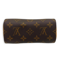 Speedy Top Handle Bag Nano  Brown in Monogram Coated Canvas, Gold hardware