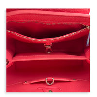 Capucines Top Handle Bag BB Pink in Taurillon Leather, Silver hardware