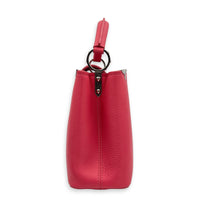 Capucines Top Handle Bag BB Pink in Taurillon Leather, Silver hardware