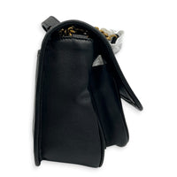 Niki Baby Black Shoulder Bag in Lambskin, Monochrome hardware