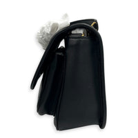 Niki Baby Black Shoulder Bag in Lambskin, Monochrome hardware