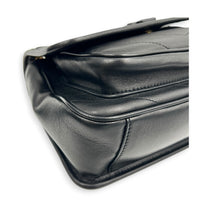 Niki Baby Black Shoulder Bag in Lambskin, Monochrome hardware