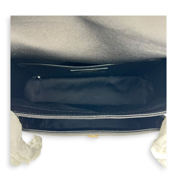 Niki Shoulder Bag Baby Black in Lambskin, Monochrome hardware