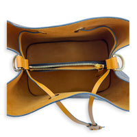 NeoNoe Bucket Bag MM Brown in Coated Canvas, Gold hardware