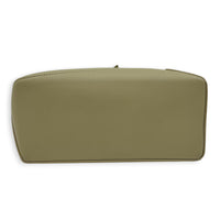 Puzzle Small Green Top Handle Bag in Calfskin, Gold hardware