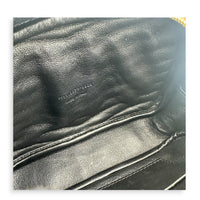 Lou Crossbody Bag Dark Powder in Calfskin, Gold hardware