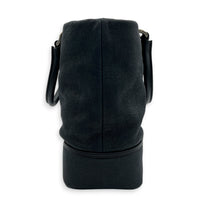 CC Tote Bag Black in Calfskin, Gunmetal hardware