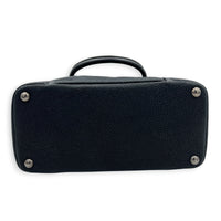 CC Tote Bag Black in Calfskin, Gunmetal hardware