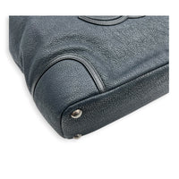 CC Tote Bag Black in Calfskin, Gunmetal hardware