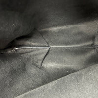 Teddy Black Bucket Bag in Calfskin, Silver hardware