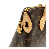 Lockit Top Handle Bag Monogram in Monogram Coated Canvas, Gold hardware